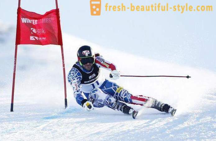 Slalomo - tai ekstremalus sportas remiantis įmanoma krašto.