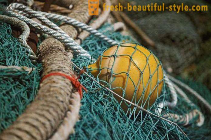 Suomijos žvejybos tinklai iš valas trójścienna