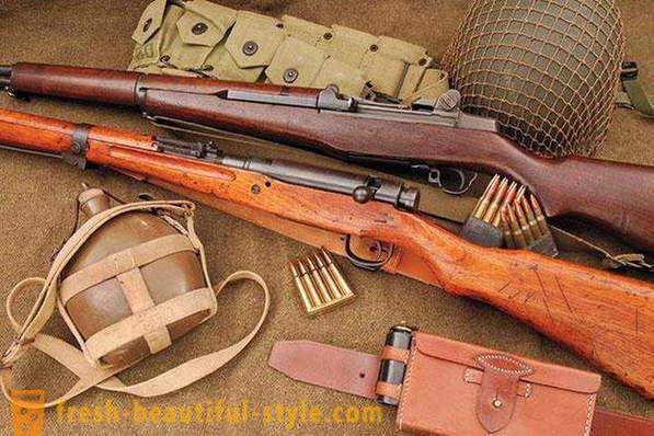 Amerikos ginklai Antrojo pasaulinio karo ir modernus. Amerikos šautuvai ir pistoletai