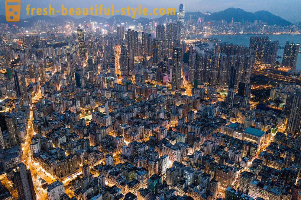 Honkongo aukštybinių nuotraukose