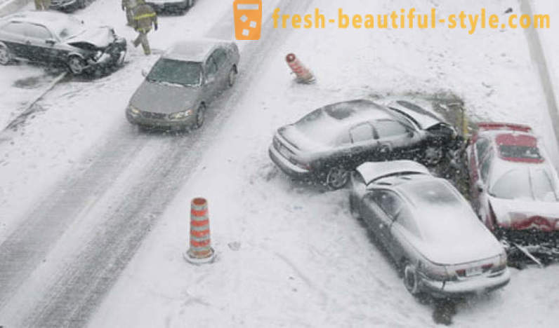 Kaip saugiai vairuoti žiemą
