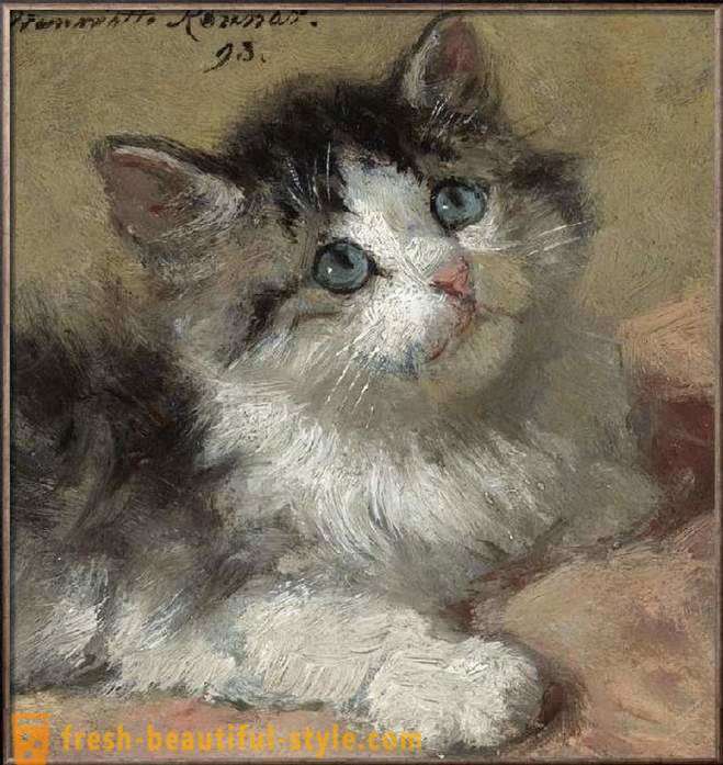 Top 6 brangiausių paveikslų su katėmis