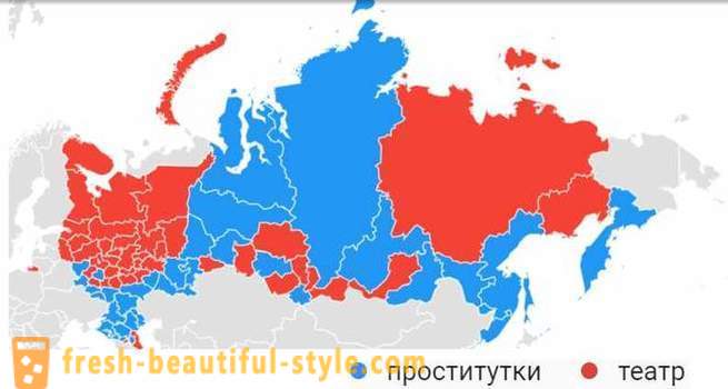 Geografinė gėda ir gėda: kur Rusijoje dauguma 