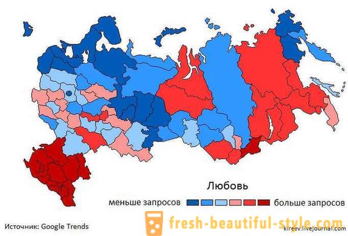 Geografinė gėda ir gėda: kur Rusijoje dauguma 