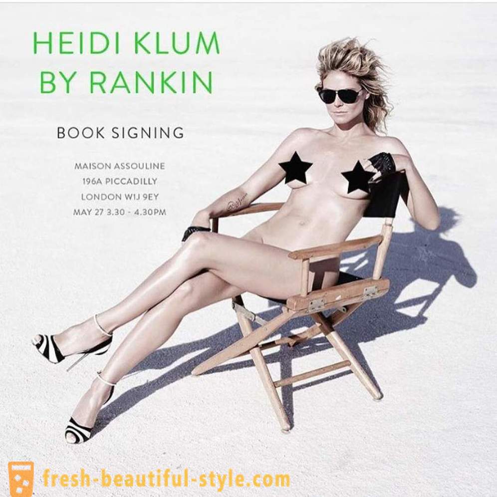 Heidi Klum atėmė žemyn už miniatiūrinis Photoshoot