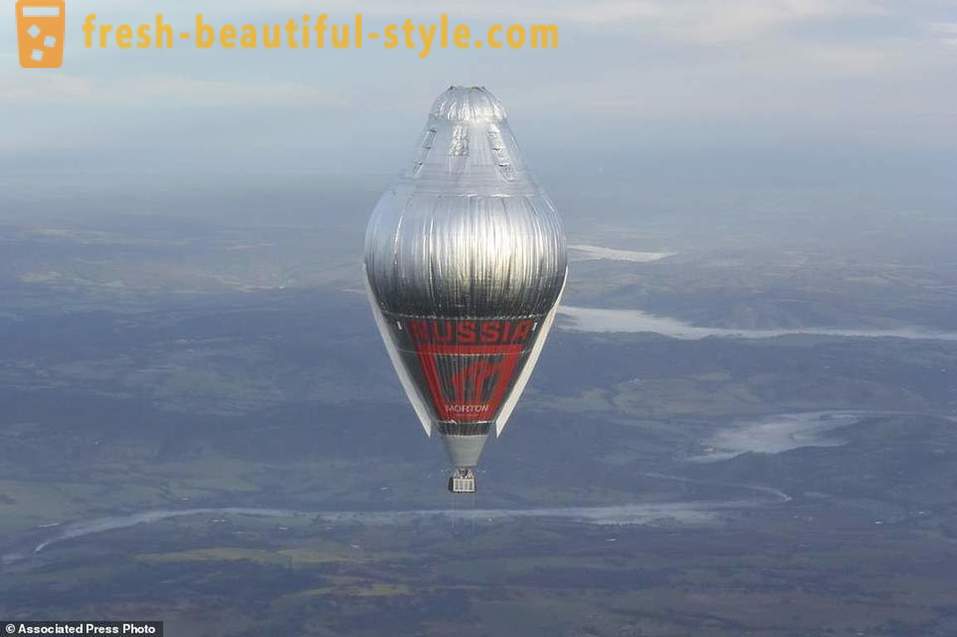 Rusų kunigas Fiodoras Konyukhov nustatyti pasaulio rekordą pasaulio turo balionu