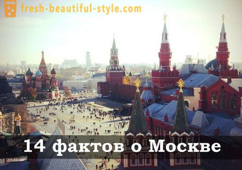 14 faktų apie Maskvą