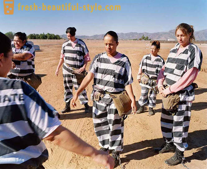 Darbo dienomis moterų kalinių JAV kalėjime