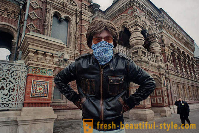 Vieną dieną Maskvos Hipster