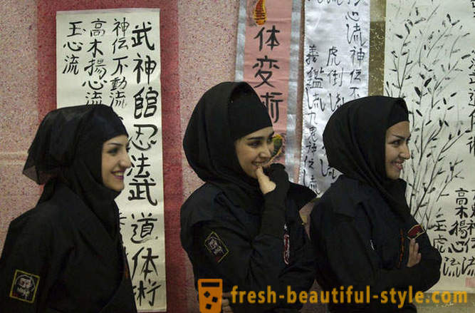Irano moterys Ninjas