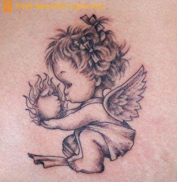 Tatuiruotė angelai sargai: nuotraukos, vertė
