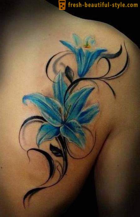 Tatuiruotės lelija - vertė ir vieta taikymo