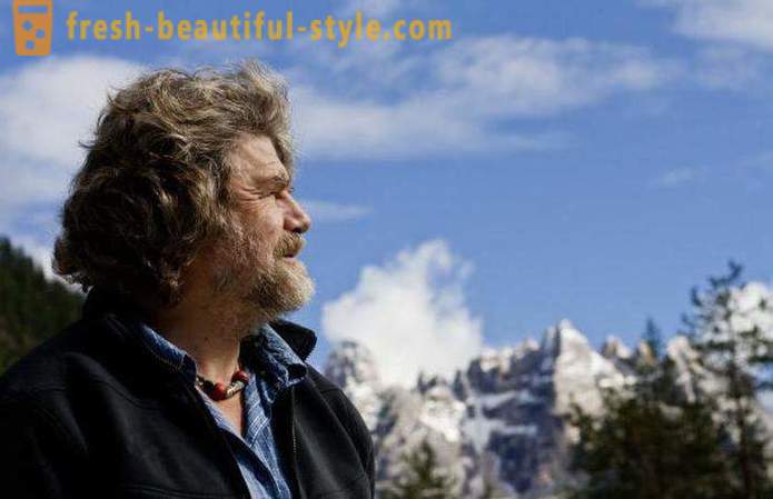 Alpinizmo legenda Reinhold Messner: biografija