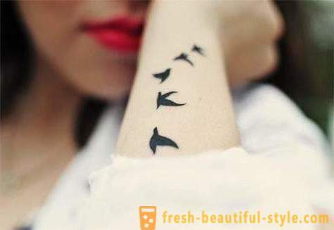 Žanras Minimalizmas: tatuiruotė šio stiliaus