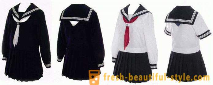 Japonijos mokyklos uniforma kaip mados tendencijos