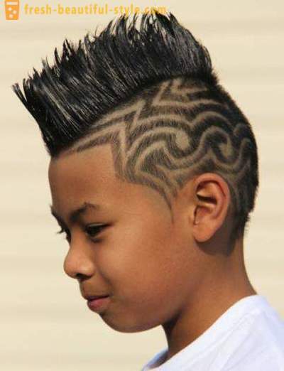 Trendy šukuosena berniukų. Creative galimybės