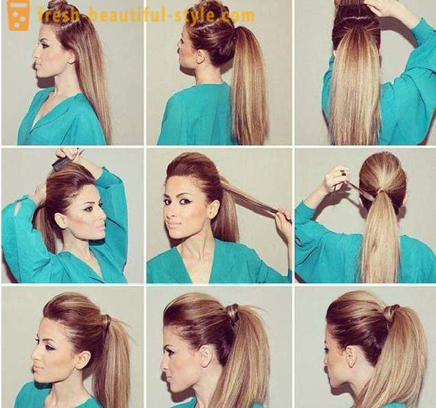 Šukuosena su gauruotas ilgais plaukais: žingsnis po žingsnio instrukcijas su nuotraukomis