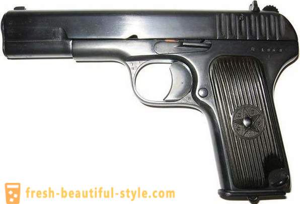 Trauminis pistoletas TT. Aprašymas pagrindinių savybių