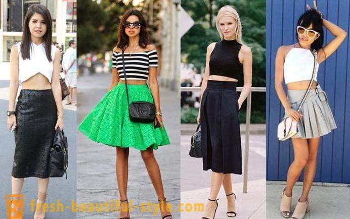 Stiliai ir tipų sijonai