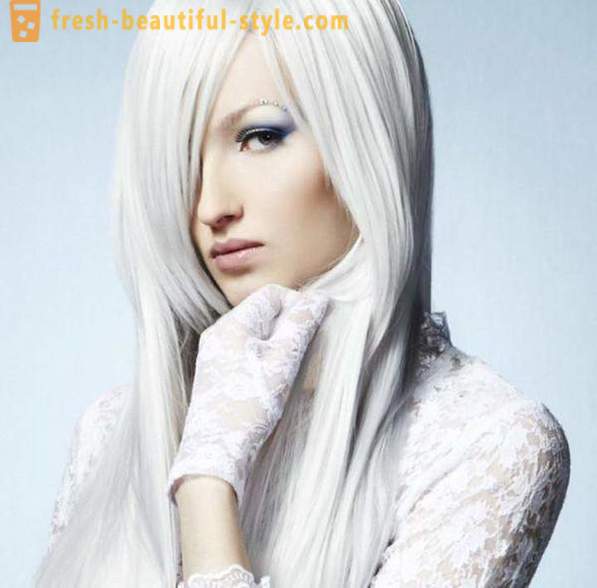 Balti plaukai. dažymo ir priežiūros patarimai