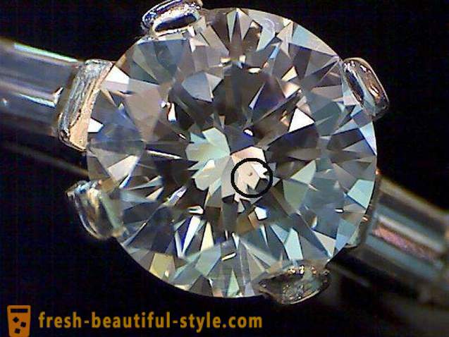 Deimantų, spalvų deimantų grynumas. Iš deimantų grynumo skalė