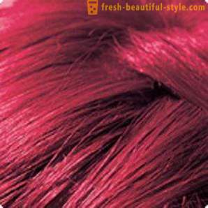 Crimson Plaukų spalva: privalumai ir trūkumai