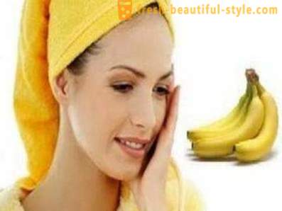 Namuose grožio salone: ​​veido bananų